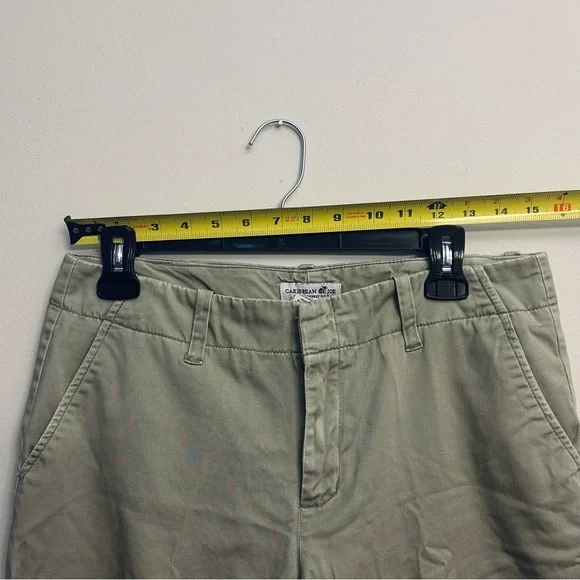 Caribbean Joe Wide Leg Pants Women Size 8 Green Sage - Picture 7 of 10